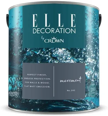 Produktbild von ELLE Decoration by Crown  Premium Wandfarbe Matt Movement No.242  2,500L