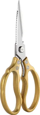 Immagine prodotto di INF Forbici da cucina durevoli - forbici multifunzionali Oro