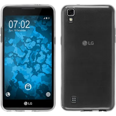 Produktbild von PhoneNatic Case kompatibel mit LG X Power - Crystal Clear Silikon Hülle transparent Cover