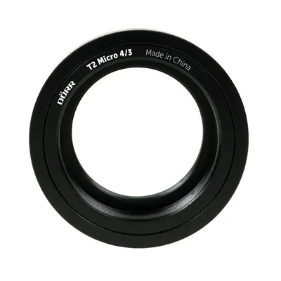 Produktbild von Dörr 321617, Micro Four Thirds, T2, Schwarz, Metall, Olympus/Panasonic Micro 4/3, 56 g