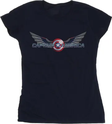 Produktbild von Marvel - T-Shirt für Damen BI22160 (XXL) (Marineblau)