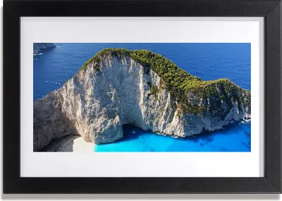 Produktbild von Bild 30x20 MDF-Rahmen Wandkunst Sea Landschaft Rock