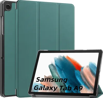 Produktbild von Mobigear Tri-Fold  Samsung Galaxy Tab A9 (2023) Hülle Klapphülle - Grün