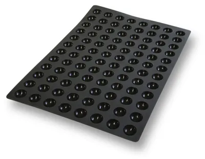 Produktbild von LACOR 66762 Silikonhalbkugleform 35 x 17,5 mm 60x40