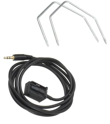 Auto AUX IN Adapterkabel Kit mit Demontagewerkzeug, Plug & Play