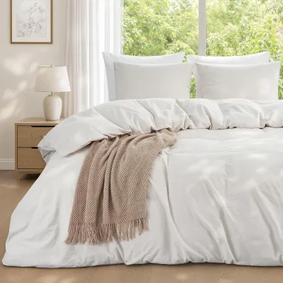 Obrázek produktu pro Elzusha – Sada povlečení na peřinu, rozměr 240 x 220 cm, vyrobená ze 100% bavlny, včetně 2 povlaků na polštáře