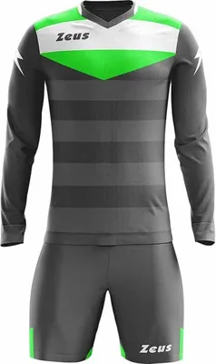 Produktbild von 2XL|Zeus Argo Torwart Set Langarm Trikot mit Shorts grau