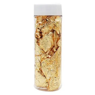 Produktbild von Kuchen dekorieren goldene Folienpapierstücke gebackene Mousse Dessert Kuchenzubehör-Golden