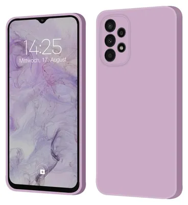 Produktbild von Hülle für Samsung Galaxy A33 5G Case Cover Bumper Smartphone Softgrip Schutzhülle Farbe: Lila