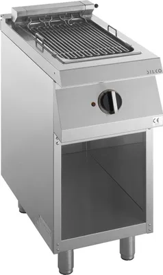 Produktbild von KBS Elektro Vaporgrill 4,8 Kw Wasserbecken und Ablasshahn offener Unterbau