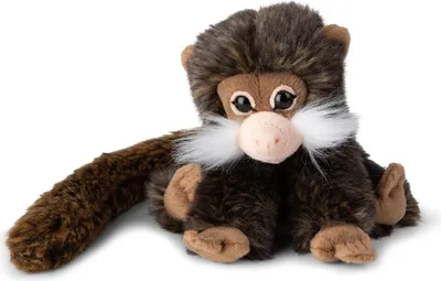 Produktbild von WWF - Plüschtier - Bartäffchen [Saguinus] (18cm) lebensecht Kuscheltier Stofftier Plüschfigur