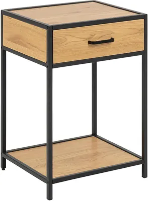 Produktbild von Nachttisch Beistellschrank Nachtkommode Beistelltisch Bettkommode "Carney II"