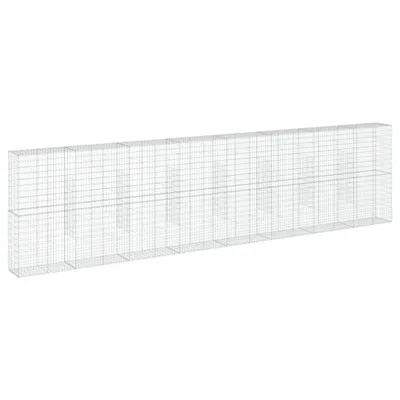 Produktbild von vidaXL Gabione mit Deckel 800x50x200 cm Verzinktes Eisen