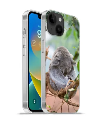 Produktbild von MuchoWow® Handyhülle Schutzhülle Hülle für Apple iPhone 14 - Softcase Koala - Zweige - Kinder - Jungen - Mädchen Silikon Softcase Handy Hülle - Mobiltelefonhülle