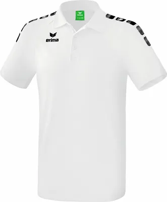 Produktbild von Erima Essential 5-C Polo Herren - Weiß / Schwarz
