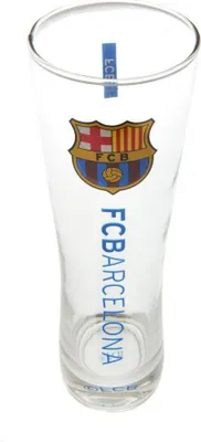Produktbild von FC Barcelona - Sklenice na pivo "Tall" TA2215 (jedna velikost) (průhledná/bordó/modrá)