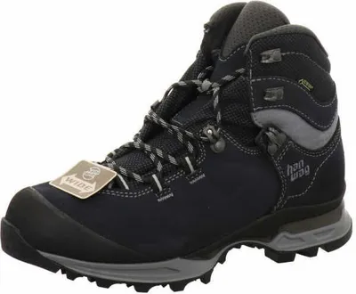 A single hiking boot is shown against a white background.