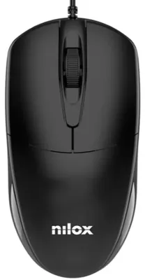 Zdjęcie produktu dla Nilox MOUSB1011, Optyczny, USB Typu-A, 1200 DPI, Czarny