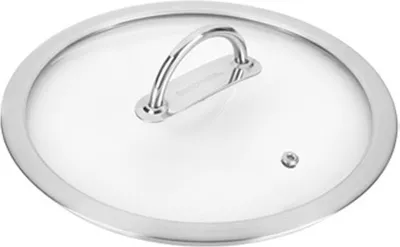 Obrázok produktu pre Sklenená pokrievka TOPF LID Ø22 cm Pokrievka na panvicu Univerzálna pokrievka Pokrievka na hrniec na varenie