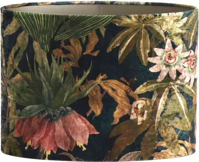 Produktbild von Light & Living - Lampenschirm Passion - Grün - 38x17,5x28cm - Stoffschirm für E27