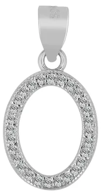 Produktbild von Akzent Damen Anhänger Ebrar "Ebrar" aus 925 Sterlingsilber, rhodiniert, langlebig