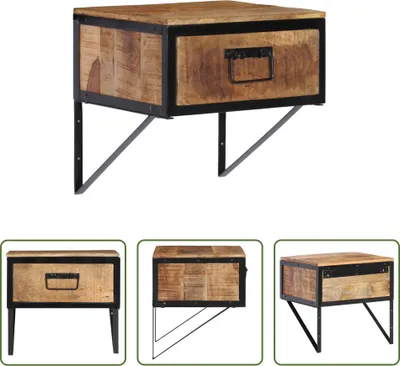 Produktbild von The Living Store Nachttisch 40x35x40 cm Massivholz Mango