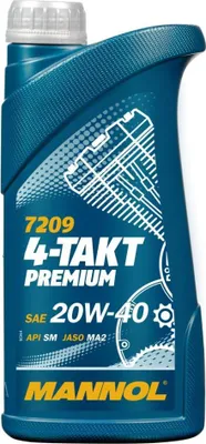 Zdjęcie produktu dla Olej Mannol 20W40 1L 4T Motorbike Premium Sm / Jaso Ma2