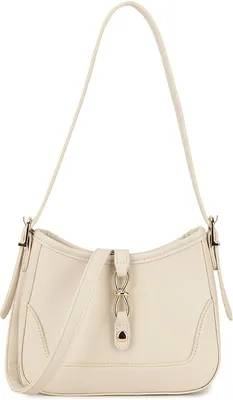 Productafbeelding van Giuliano kunstlederen schoudertas Calyra - Dames - Beige