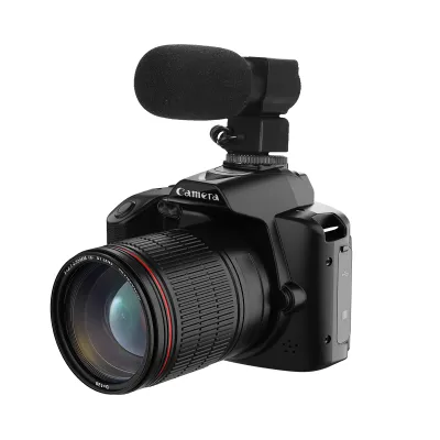 Obrázek produktu pro digitální kamera 4K, digitální videokamera WiFi, 64 MP, duální objektiv, 3palcový displej IPS, 16x zoom proti otřesům, noční vidění, vestavěná baterie, zkrášlující filtr s externím mikrofonem, dárek k narozeninám a svátku pro studenty, teenagery, přátele