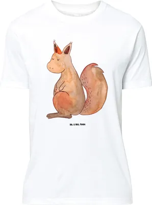 Produktbild von Mr. & Mrs. Panda Größe XL T-Shirt Einhorn Glauben - Weiß - Geschenk, mit Spruch, Einhörnchen, Eichhorn, Unicorn, Shirt, Einhörner, Tshirt, Eichhörnchen