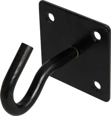 Produktbild von Augplatte, schwarz Haken, 50 mm x 50 mm, 786651