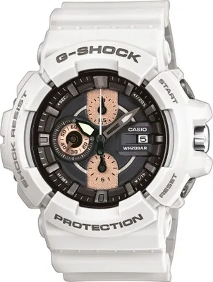Produktbild von Casio G-Shock Uhr GAC-100RG-7AER weiß schwarz Armbanduhr