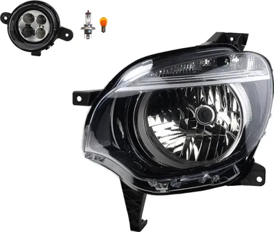 Produktbild von Johns, Scheinwerfer Halogen passend für Renault Twingo III 09/14- H4 Li.+Nebel+Leuchtm. 260600966R 266056092R