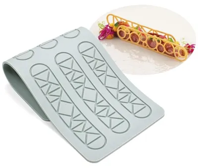 Silikonform 3D Blatt für Fondant, Schokolade, 11,6x4,7 cm