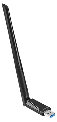 Image de Clé WiFi USB 3.0 1300 Mbps, double bande, antenne à gain élevé, installation facile, adaptateur WiFi hautement sécurisé pour le bureau et les déplacements