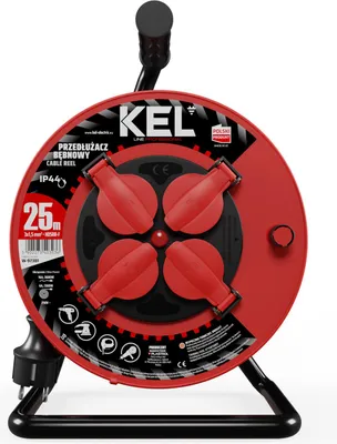 Image de Enrouleur de câble 25m 4× 230 V Schuko 3×1,5 H05RR-F Professional Line