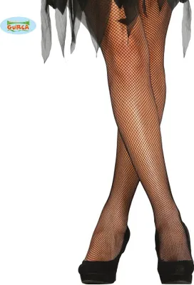Produktbild von Schwarze Netzstrumpfhose mit kleinen Maschen