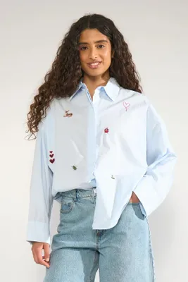 Produktbild von Nümph 707049 Nutenja Bluse, zartes Blau