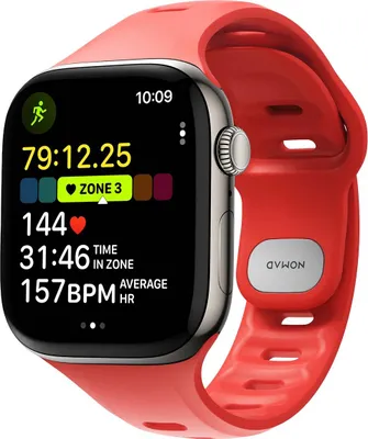 Produktbild von Nomad Tempo Band, Band, Smartwatch, Rot, Apple, 41mm / 42mm, Gummi