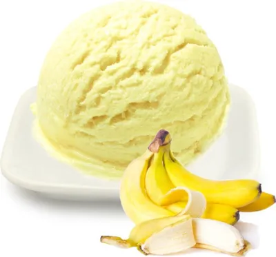 Image de Yaourt Banane Low Carb Glace Poudre Vegan sans sucre, sans lactose 1 kg