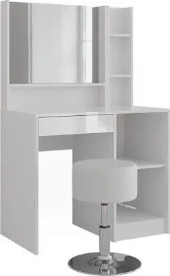 Immagine prodotto di Tavolo da toeletta Vicco Sherry Bianco/bianco lucido 89.8 cm 4 parti, Model 57684