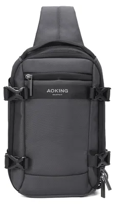 Imagen del producto de Bolsa de hombro unisex de Aoking, color , con cremallera y múltiples compartimentos