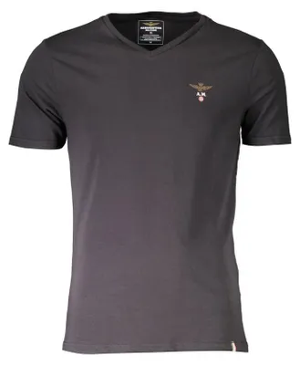 Produktbild von Aeronautica Militare Herren Hemd aus Baumwolle in Schwarz