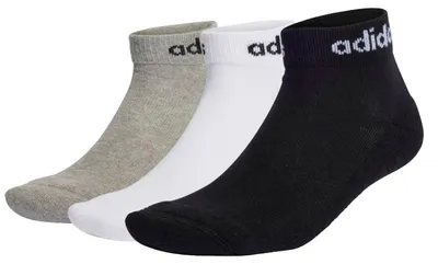 Produktbild von Adidas - "Linear" Knöchelsocken für Herren/Damen Uni(3er-Pack) PP2329 (43 EU - 45,5 EU) (Schwarz/Weiß/Grau)