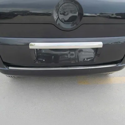 Image de Protection Seuil de Pare-chocs Arriére Pour Peugeot Bipper 2008-2016 Brossé