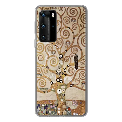 Produktbild von MuchoWow® Handyhülle Schutzhülle Hülle für Huawei P40 Pro Der Baum des Lebens - Gustav Klimt Silikon Softcase Handy Hülle - Schutz