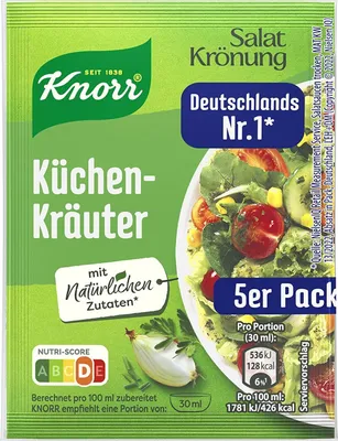 Produktbild von Knorr - Salatkrönung - Küchenkräuter - 5er