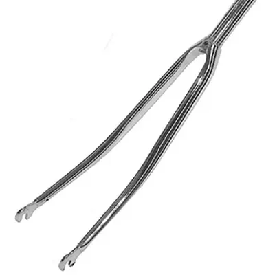 Produktbild von Cr-Mo Renngabel 1' verchromt SL 240 mm 130 mm Gewinde 26,4 mm, chrome