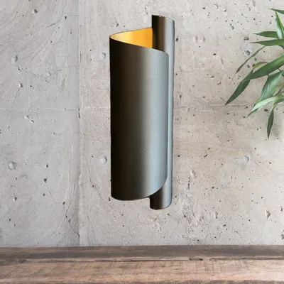Produktbild von Wandleuchte Innen Aus Metall Vintage Deko Wandlampe - Schwarz