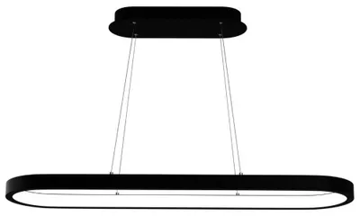 Image de Immax NEO HIPODROMO Luminaire suspendu intelligent 120x30cm 66W noir Zigbee 3.0